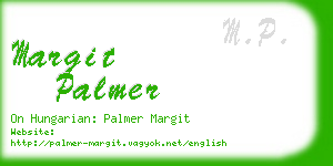 margit palmer business card